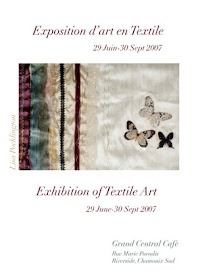 Exhibition of Textile Art by Lisa Pocklington Poster