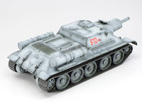 Tamiya 1/48 RUSSIAN TANK DESTROYER SU-122 (32527) Color Guide & Paint Conversion Chart 