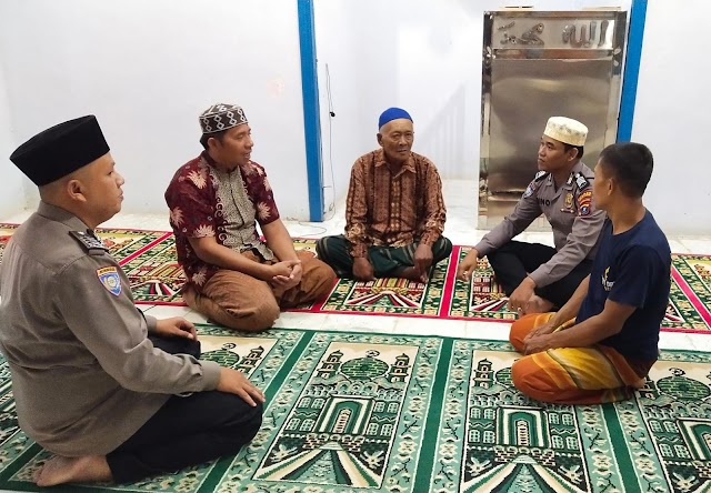 Subuh Keliling, Polsek Tebing Tinggi Ajak Masyarakat Jaga Kamtibmas Jelang Pemilu