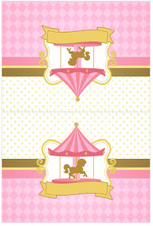 Carousel in Pink: Free Printable Candy Bar Labels.