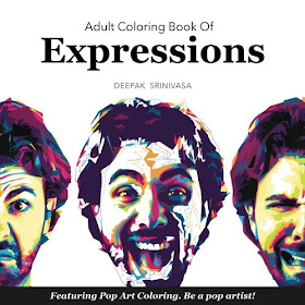 Adult Coloring Book Of Expressions