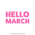 Hello March 