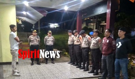 Antisipasi Kejahatan Malam Hari,Polsek Tinggimoncong Polres Gowa Laksanakan Cipta Kondisi