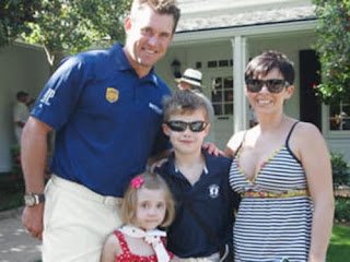 Lee Westwood With Ex Wife Laurae Coltart And Their Kids In Happier Times