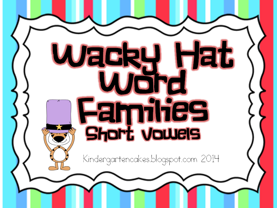 http://www.teacherspayteachers.com/Product/Wacky-Hat-Word-Families-Sort-Short-Vowels-1081068