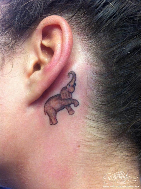 tatuagens de elefante para as meninas