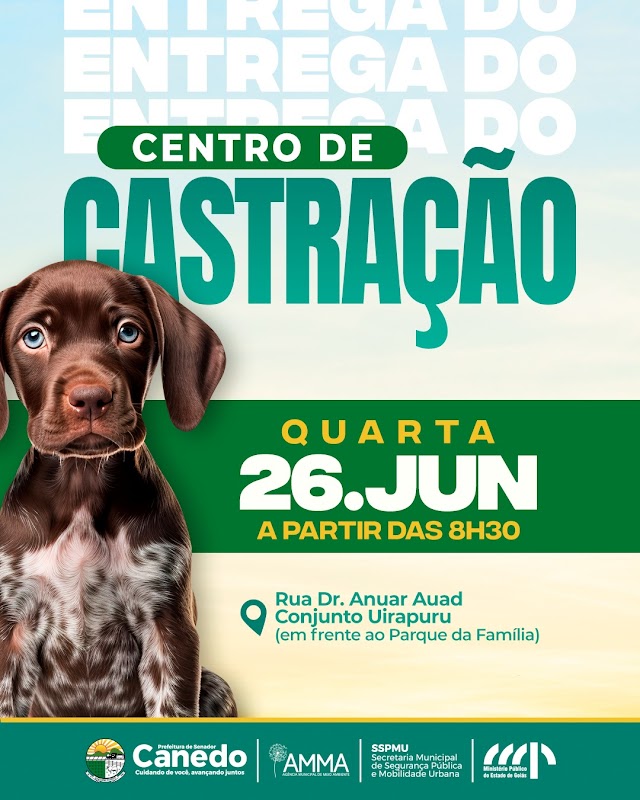 Prefeitura de Senador Canedo inaugura Centro Municipal de Castração Animal