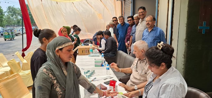 चंडीगढ़: शकुंतला देवी चेरिटेबल डिस्पेंसरी में 150 लोगों की फ्री मेडिकल जांच