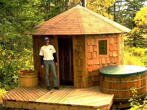 ' All About Modern Ideas ': Wooden Cedar Hot Tub from 