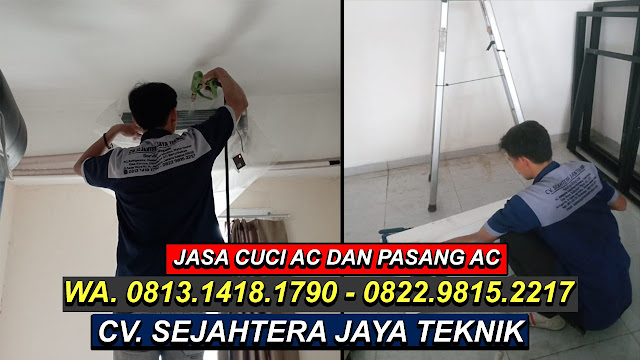 Jasa Bongkar Pasang AC dan Service AC di Apartemen Azalea Suites Cikarang