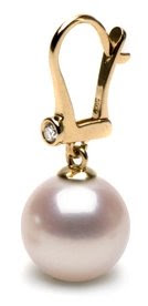 akoya pearl and diamond earrings