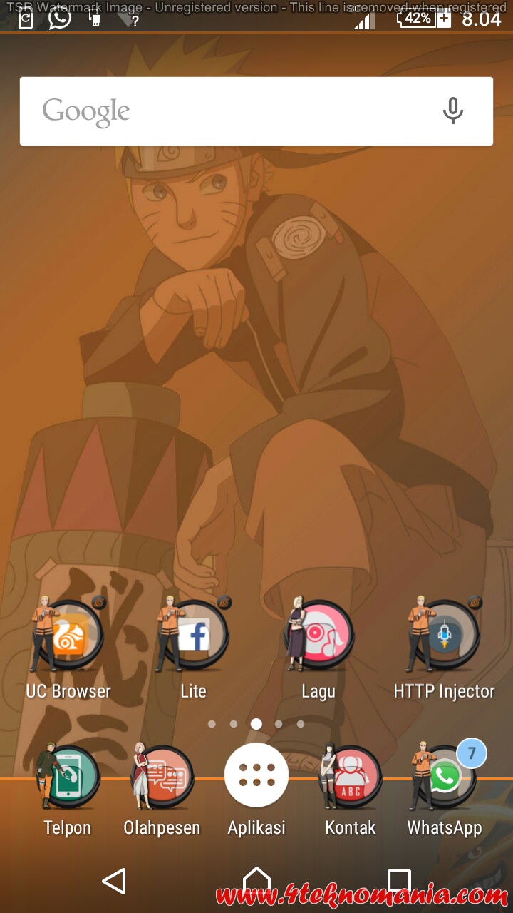 Icon Pack Naruto Untuk Sony Xperia Blog 4teknomania