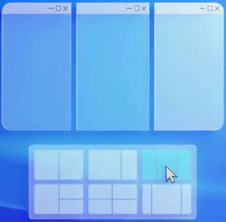 Snap windows feature