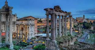 The Roman Forum in Rome, Italy