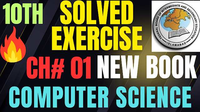 10TH COMPUTER SCIENCE CHAPTER 01 EXERCISE SOLUTION FEDERAL BOARD NEW BOOK