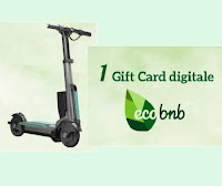 Concorso "Amadori ama l'ambiente" : vinci gratis Gift Card EcoBNB da 200€ e monopattino