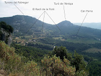 Panoràmica des de la Solella de Ca n'Aliguer