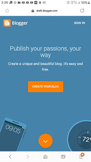 how to create a blog 