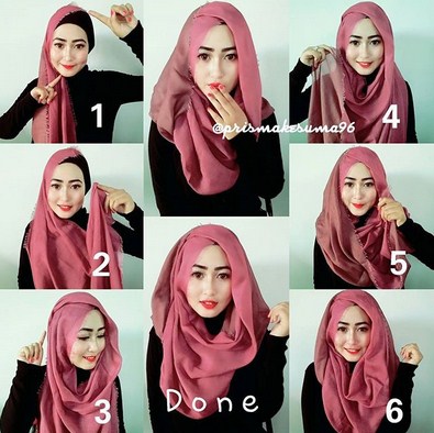 Video Tutorial Hijab Modern Pashmina Rawis Simple Trend Hijab 2016