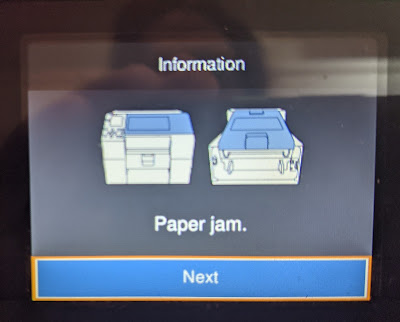 C6000 Paper Jam Error