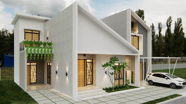 6 Contoh Desain Rumah Minimalis Ukuran 6×12 Elegan dan simpel