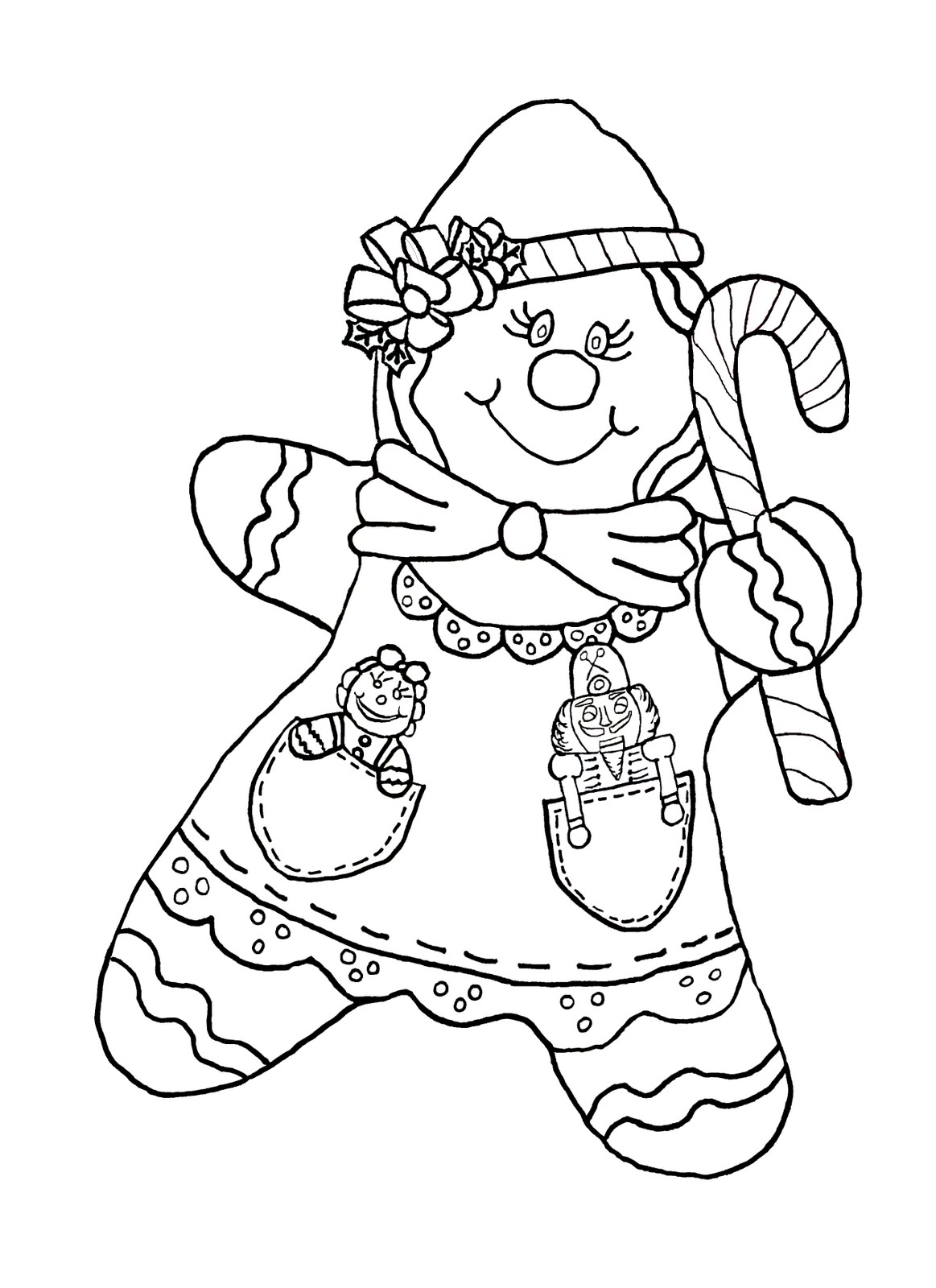 Gingerbread Coloring Pages 6