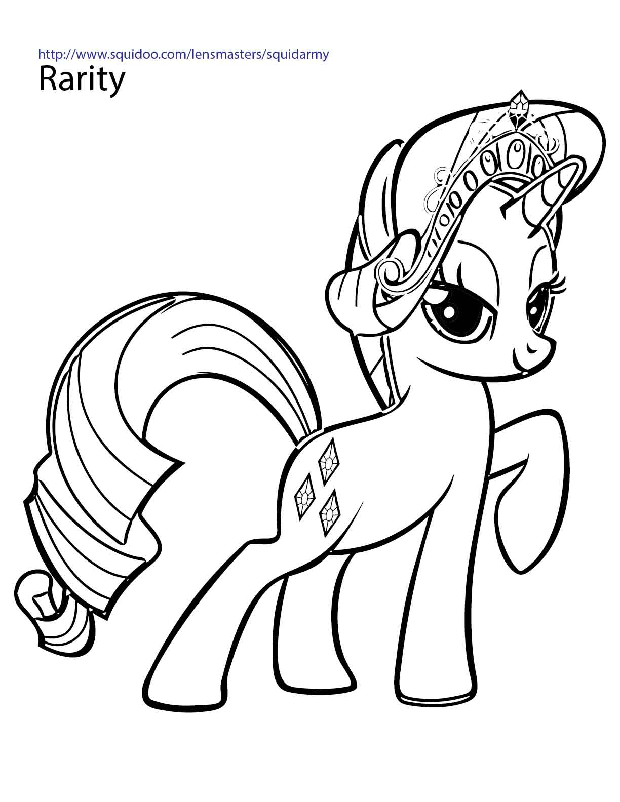 My Little Pony Coloring pages - Squid Army