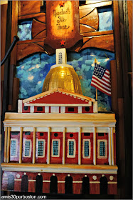 Sala del Freedom Trail del Union Oyster House en Boston: Massachusetts State House