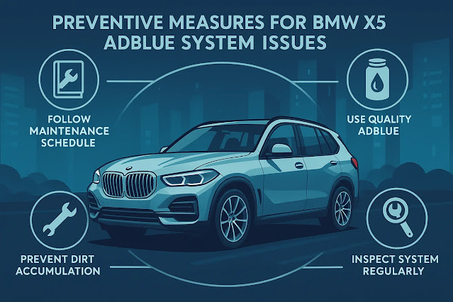 BMW X5ユーザーができるアドブルーシステム故障の予防策