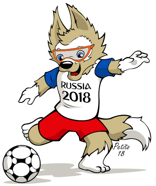 Resultado de imagem para mascote da copa 2018