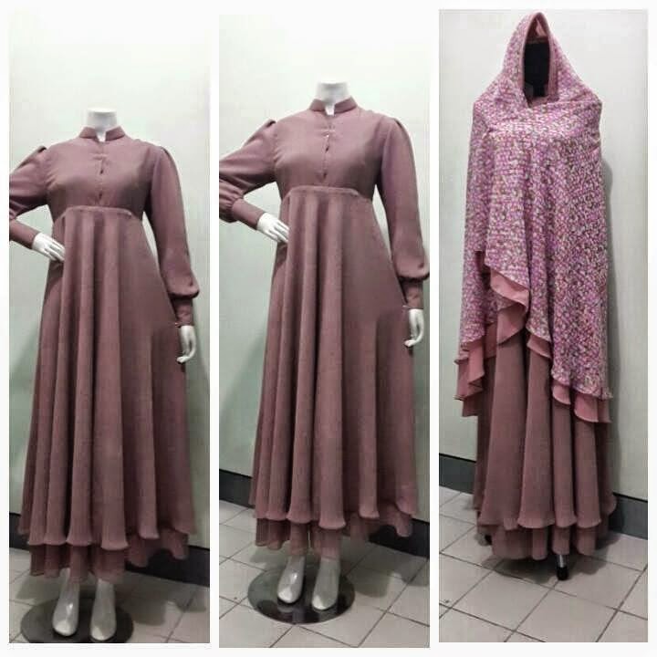  Gamis Syar i Bahan Ceruti Baju Muslim Terbaru 2019 