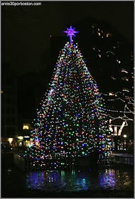 Árbol de Navidad en el Boston Common