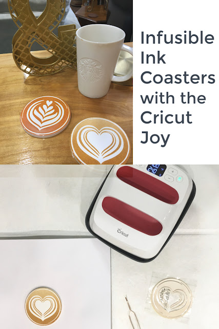 Cricut Joy is the perfect companion to quickly and easily personalize anything in 15 minutes or less. I made a birthday card, organization labels with smart vinyl, and infusible ink coasters in an afternoon.