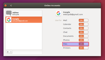 GNOME 3.18 online accounts Ubuntu