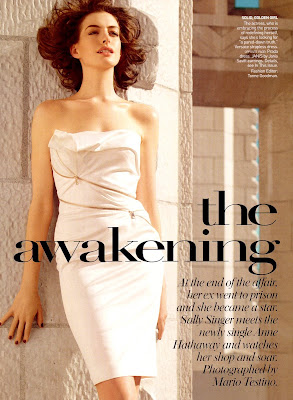 Anne Hathaway in Vogue