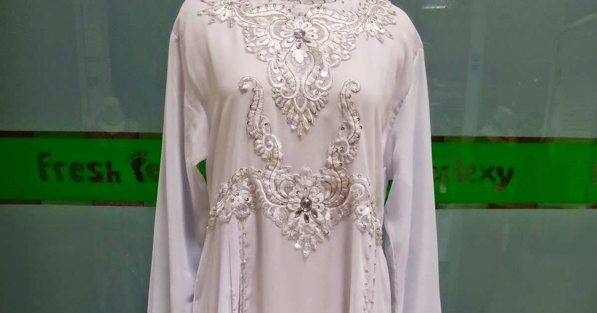 Desain Terbaru Model Gamis Putih 2016