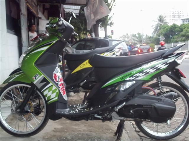  Modif  Mio  Soul  Stiker Modifikasi Motor  Kawasaki Honda Yamaha