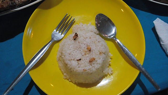 a cup of fried rice at Ram's Grill House in Allen Northern Samar