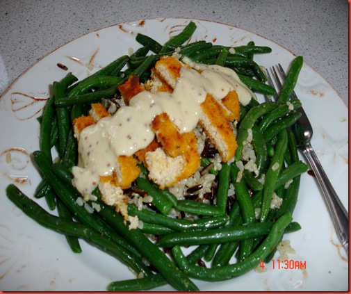 Green Beans Wild Rice Chik'n Dijon