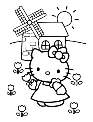 Etiquetas Dibujos Dibujos de hello kitty Dibujos para colorear 