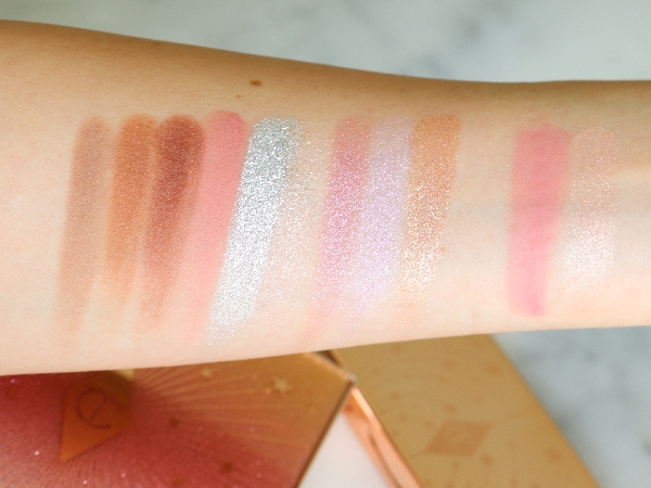 Charlotte Tilbury The Beautyverse Palette Swatches