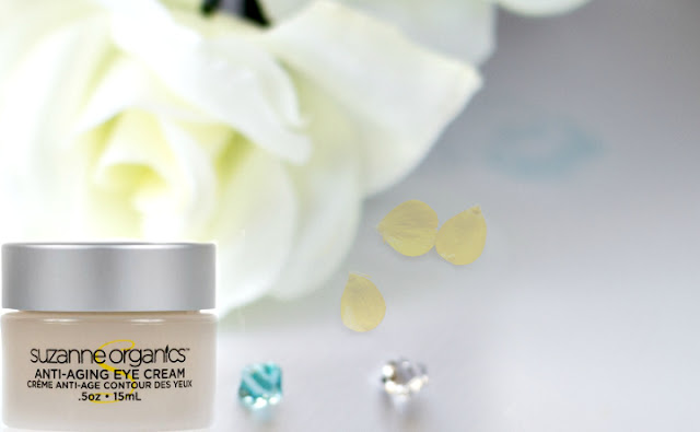 Suzanne Organics Anit-aging eye cream review by barbies beauty bits and beauty over forty