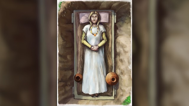Stunning Necklace found at Burial site of a Powerful Dark Age Female Church Leader
