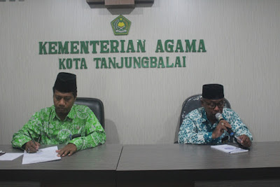 Kemenag Tanjungbalai Gelar Rapat Koordinasi dan Evaluasi