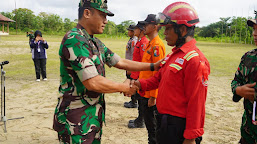 Kasrem 042/Gapu Buka Latihan dan Pembentukan TRC Satgas Karhutla Provinsi Jambi 2023