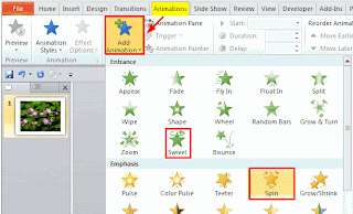 Spin Image on an Axis in PowerPoint