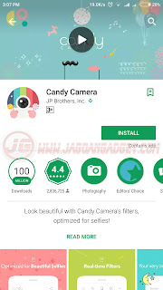 Candy camera palikasi untuk selfie android