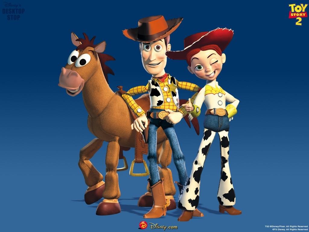 Toy Story 2 Woody and Jessie