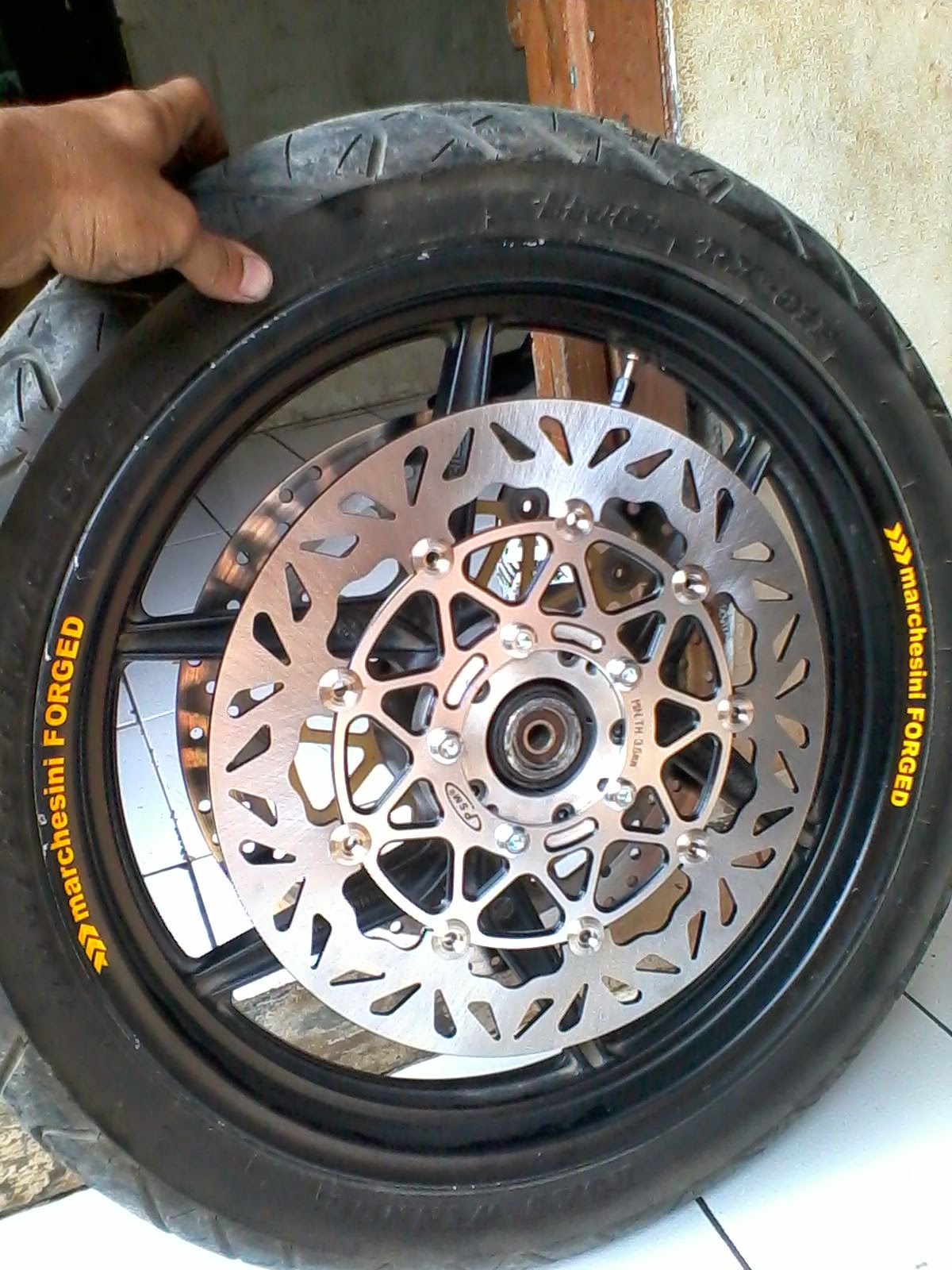 Gendon Bikin Velg Depan Double Diest