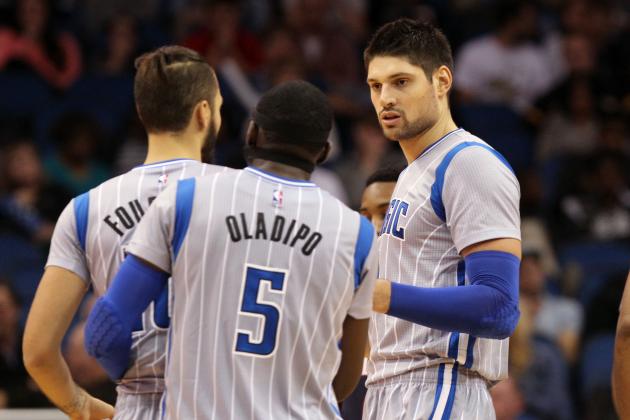 Evan Fournier, Victor Oladipo & Nikola Vucevic Evan Fournier, Orlando Magic & Victor Oladipo, Orlando Magic & Nikola Vucevic, Orlando Magic